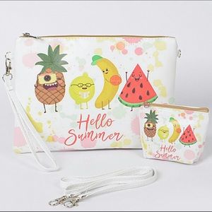 Summer Crossbody/Clutch with coin purse